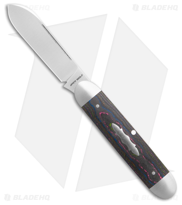 Jack Wolf Knives Equal End Pocket Knife | CamoCarbon 80's