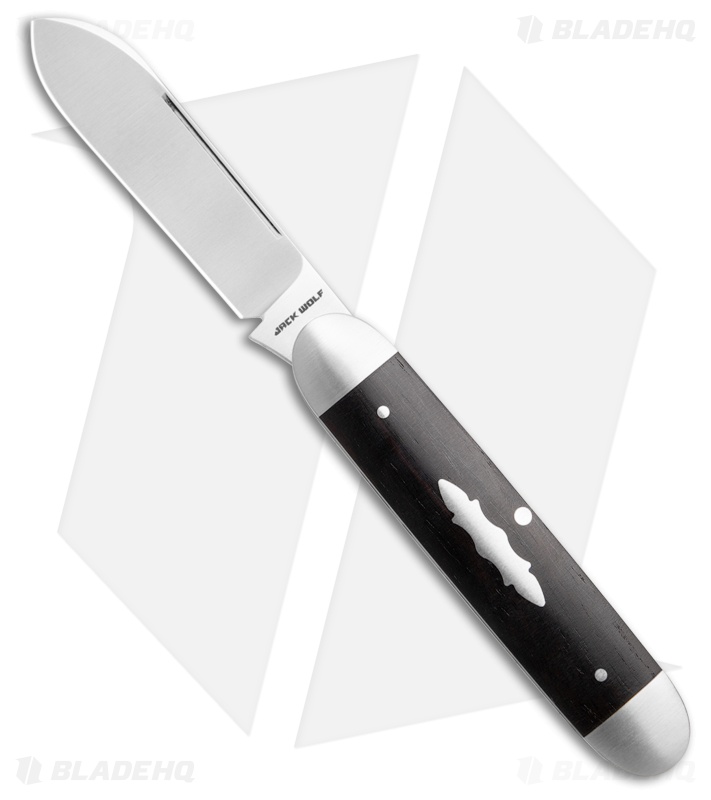 Jack Wolf Knives Equal End Pocket Knife | Ebony Wood