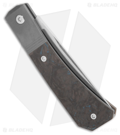 Jack Wolf Knives Pioneer Jack Slip Joint Knife Blue Dark Matter FC (2.9" Satin)
