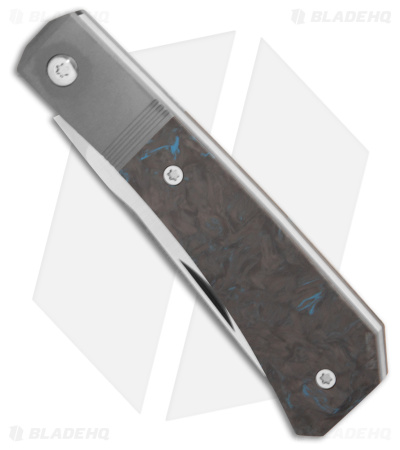 Jack Wolf Knives Pioneer Jack Slip Joint Knife Blue Dark Matter FC (2.9" Satin)