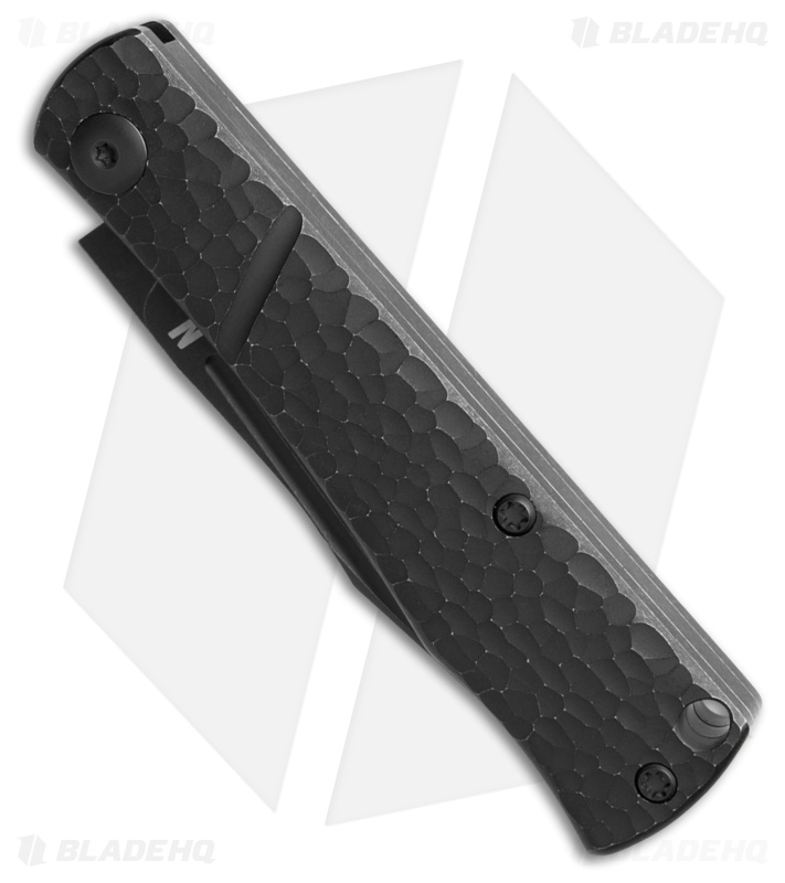 NotoriousEDC Kingpin Slip Joint Knife Black Jigged Ti (2.8" Black)
