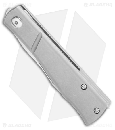 NotoriousEDC Kingpin MagnaCut Frame Lock Knife Stonewash Titanium (2.8" SW)