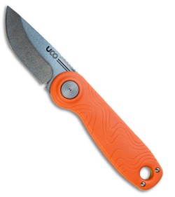 UCO Tinkham Knife | Tiger Orange GRN + Stonewash D2