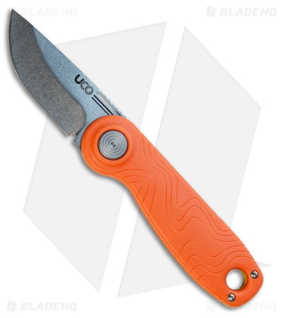 UCO Ingalls Slip Joint Knife Tiger Orange GRN (2.6" Stonewash)