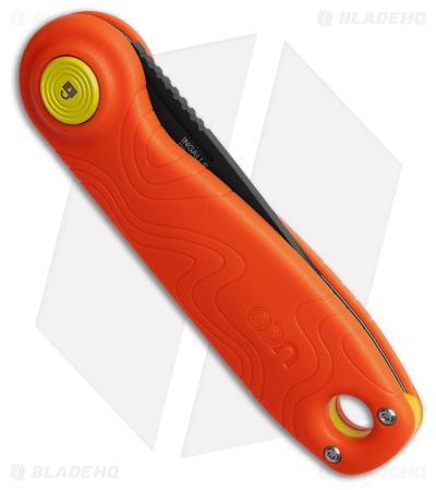 UCO Ingalls Switch-Lock Knife Tiger Orange GRN (2.6" Black TiNi)