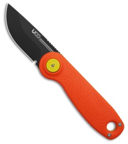 UCO Ingalls Switch-Lock Knife Tiger Orange GRN (2.6" Black TiNi)