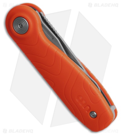 UCO Nason 3-in-1 Folding Knife Multi-Tool Tiger Orange GRN (1.8" Stonewash)