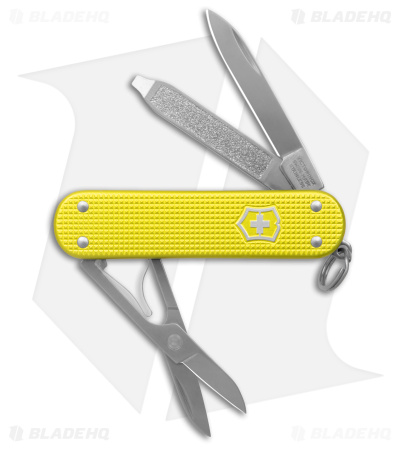 Victorinox Swiss Army Knife Classic SD L.E. Alox Electric Yellow - Blade HQ