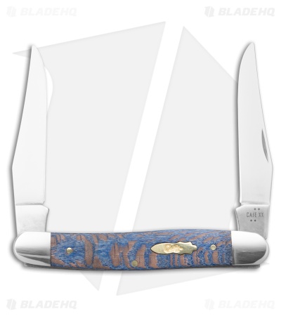 Case Knives Muskrat Knife 3.9" Blue Sycamore Wood (2.9" Satin) 63737