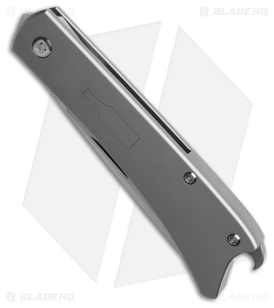 ESNYX Silver Line Beer Buster Frame Lock Knife BB Ti (3.1" Satin) BBFF-67