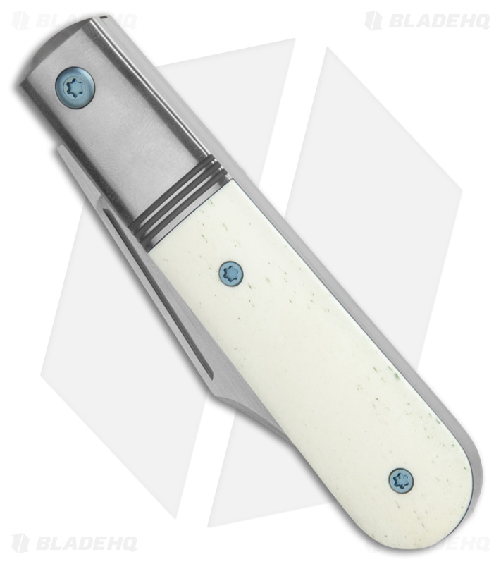 Jack Wolf Knives Big Bro Jack Knife White Bone Satin