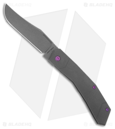 Jack Wolf Knives Bionic Jack Frame Lock Knife Titanium + Pink (3.25" BB/SW)