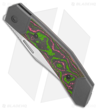 Jack Wolf Knives Bionic Jack Knife Watermelon Sugar CamoCarbon (3.25" Satin)