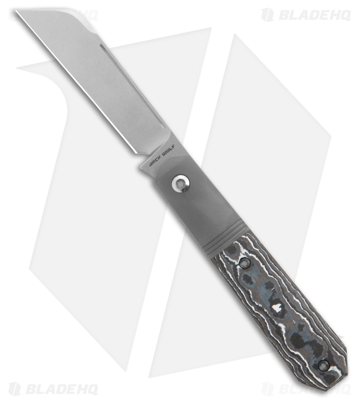 Jack Wolf Knives Midnight Jack Pocket Knife White Storm