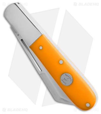 Bear & Son Barlow Knife 3.25" Yellow Delrin C3180