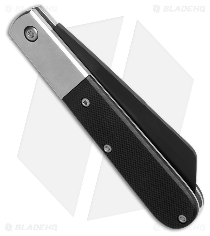 Bear & Son Modern Large Barlow Slip Joint Knife Black G-10 (3.75" Black) MG180