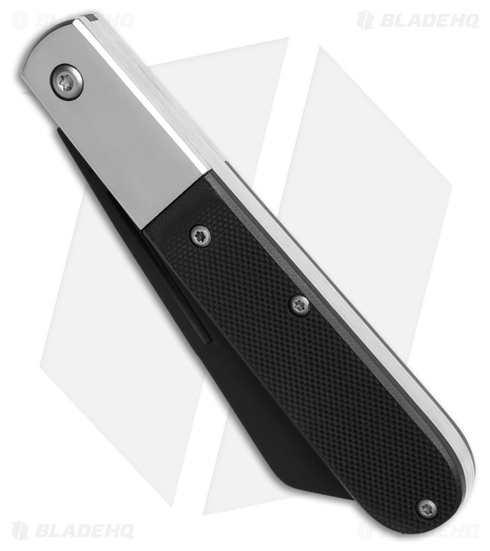 Bear & Son Modern Large Barlow Slip Joint Knife Black G-10 (3.75" Black) MG180