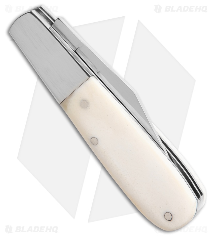 Bear & Son Scripture Series Barlow Slip Joint Knife Smooth Bone (2.5" Satin)