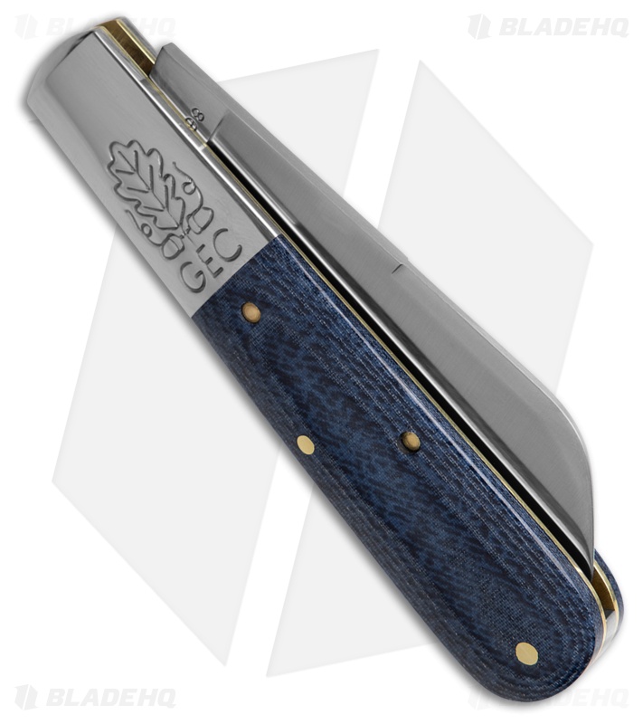 GEC Two Acorn Barlow Knife Denim Blue Micarta ( 3.1