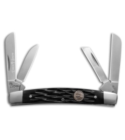 Boker TS 2.0 Congress Slip Joint Knife Black Jigged Bone (2" Satin)