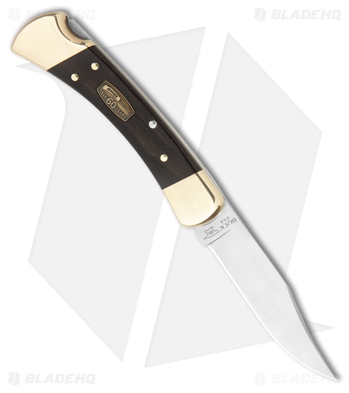 Buck 110 60th Anniversary MagnaCut Pocket Knife Ebony