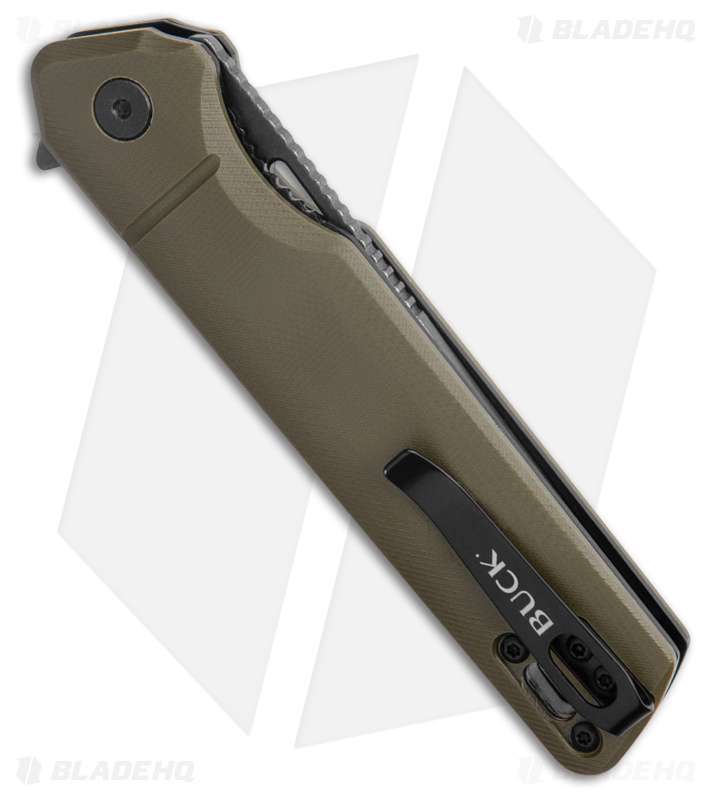 Buck 239 Infusion Liner OD Green G-10 (Black) - Blade HQ