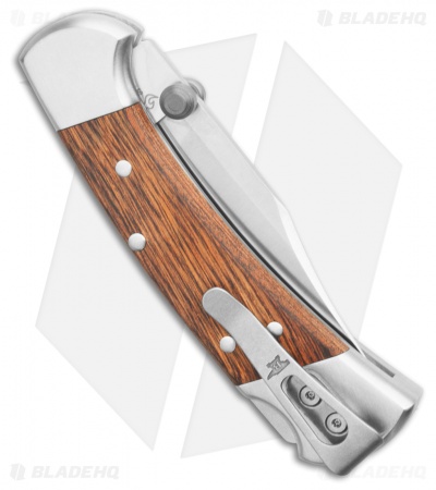 Buck 112 Ranger Walnut Dymalux Inlay Lockback Knife (3" S35VN Satin)