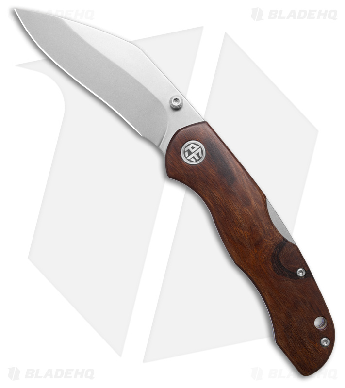 Petrified Fish Skalor Lockback Knife Desert Ironwood (3.39" SW) PFE12 IWOW