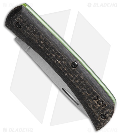 Case Crossroads Smooth Black Burlap Laminate XR Sod Buster® Jr with Dayglow G-10