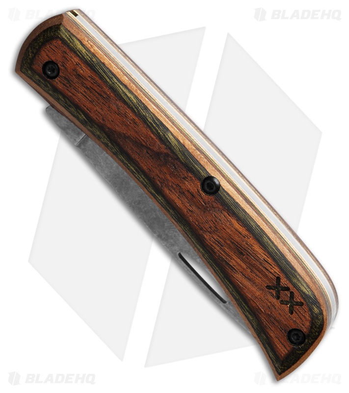 Case Crossroads Smooth Brown/Green Wood XR Sod Buster® Jr (XR7137 S35VN)