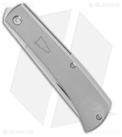 ESNYX Silver Line Workhorse Front Flipper Frame Lock Knife Ti/BB (3.2" Satin)