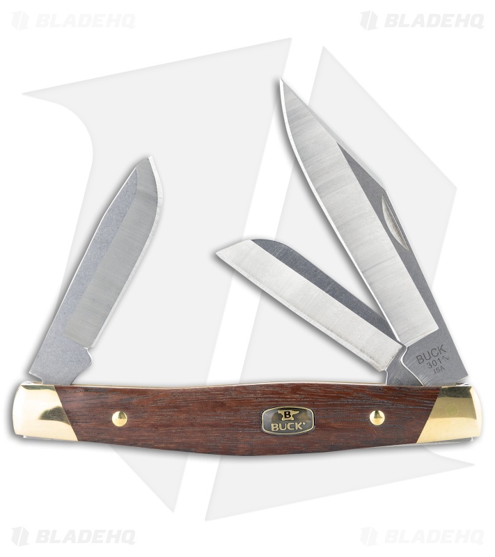 Buck 301 Stockman Pocket Knife Granadillo Wood