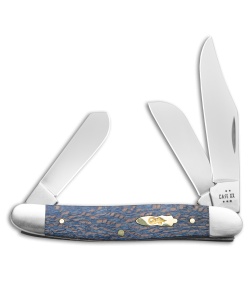 Case Knives Stockman Knife 3.6" Blue Sycamore Wood (7347 SS) 63732