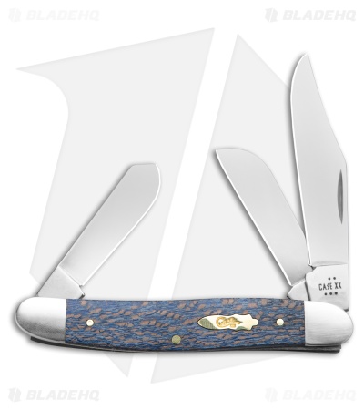 Case Knives Stockman Knife 3.6" Blue Sycamore Wood (7347 SS) 63732