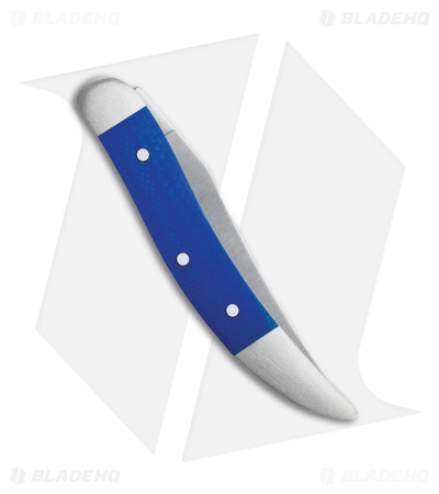 Case Knives Small Texas Toothpick Knife 3" Blue G-10 (1010096 SS) 16755