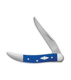 Case Knives Small Texas Toothpick Knife 3" Blue G-10 (1010096 SS) 16755