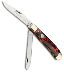 Boker Trapper Traditional Pocket Knife Faux Tourtoise (Satin D2)