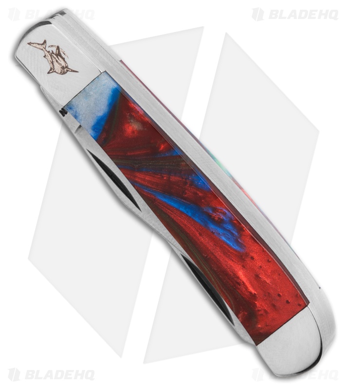 Bear & Son Cutlery Coral Reef Little Trapper Pocket Knife (2.25" Satin)