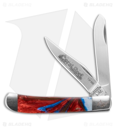 Bear & Son Cutlery Coral Reef Little Trapper Pocket Knife (2.25" Satin)