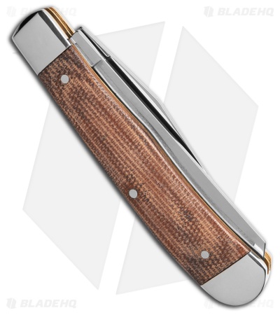 Boker Trapper Slip Joint Knife Canvas Micarta Brown (3.2" Satin) 110889