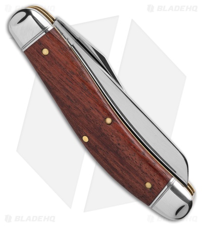 GEC Tidioute Cutlery Bayou Trapper Pocket Knife Bubinga Wood (3" Satin)