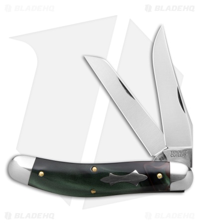 GEC Tidioute Cutlery Bayou Trapper Pocket Knife Hummingbird Acrylic (3" Satin)