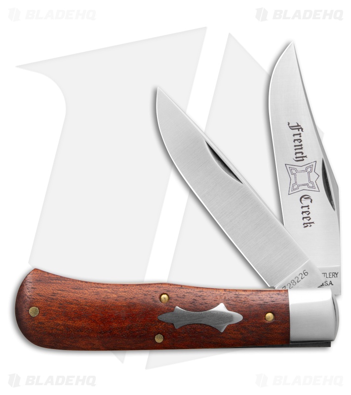 GEC Tidioute Cutlery French Creek Trapper Bloodwood (3.10" Satin)
