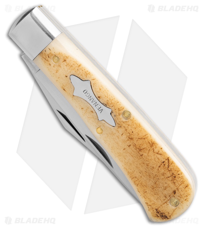 GEC Tidioute Cutlery French Creek Trapper Frontier Bone (3.10" Satin)