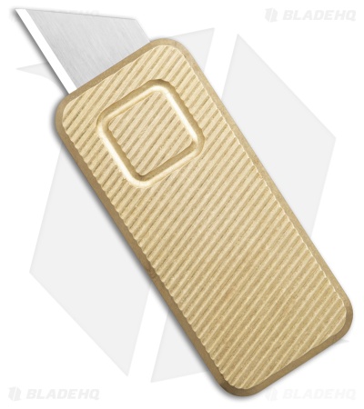 Rivery Manufacturing Zero Utility Knife File Pattern Brass