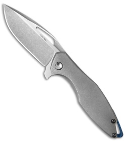 Koenig Arius Frame Lock Knife Titanium (3.5" Two-Tone)