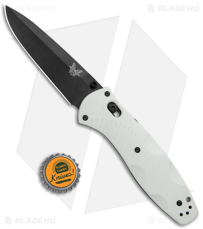 Benchmade Barrage Limited Edition White FRN with Black Blade