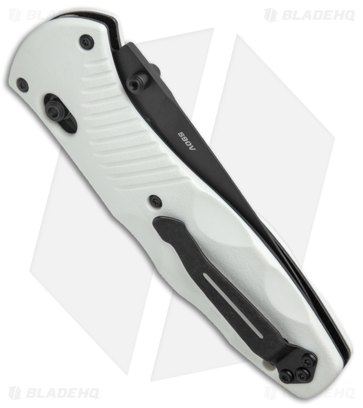 Benchmade Barrage Limited Edition AXIS-Assist Knife White FRN (3.25" Black S90V)