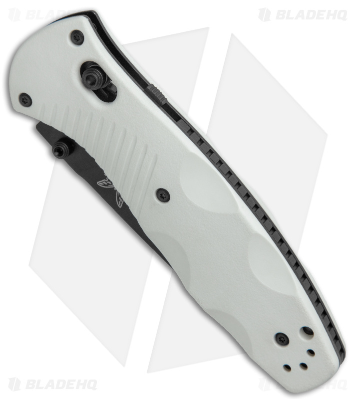 Benchmade Barrage Limited Edition AXIS-Assist Knife White FRN (3.25" Black S90V)