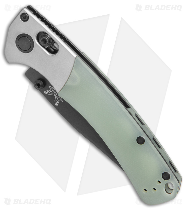Benchmade Mini Crooked River Limited Edition Knife Jade G-10 (3.25" Black M4) 